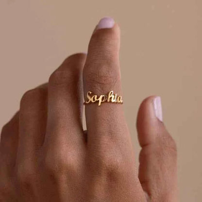 Custom Name Ring