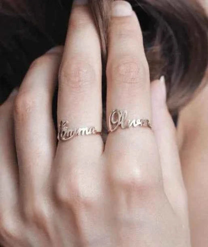Custom Name Ring