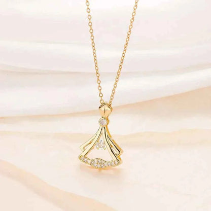 Rhinestone Pendant Necklace