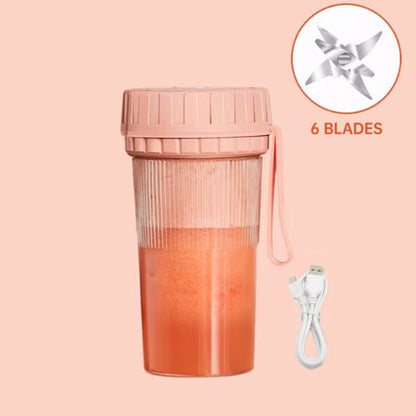 Portable USB Juicer Bottle — Mini Blender on the Go