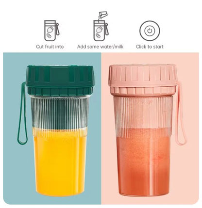 Portable USB Juicer Bottle — Mini Blender on the Go