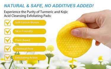 Turmeric & Kojic Acid Brightening Pads – Dark Spot & Hyperpigmentation Correction